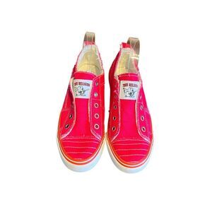 True Religion Korey hot pink fashion chuck style sneakers shoes size 7.5